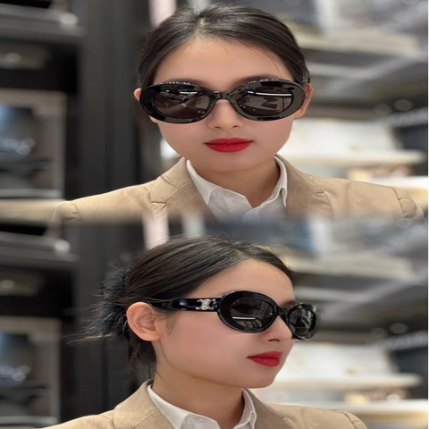 🖤 CELINE CL40292 銀色Triomphe Logo 太陽眼鏡 🖤