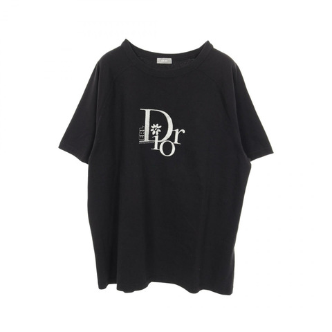Christian Dior ERL T卹 313J647A0817 純棉 黑色 二手 男 XXL 碼
