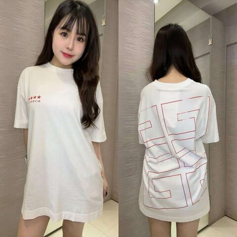 💎Han's house精品服飾💎 GIVENCHY 紀梵希 雙面 Logo  短T 短袖 T恤  原價23300