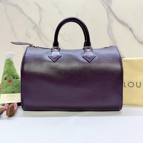 LV 水波紋 Speedy30波士頓手提包