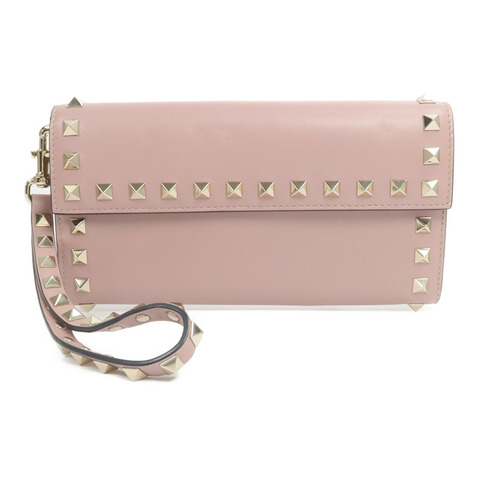 Valentino 牛皮皮革Rockstud Wristlet Wallet長錢包