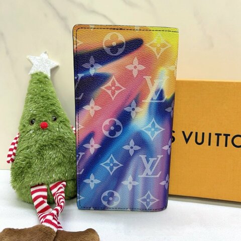 LV Sunset Brazza雙折長夾