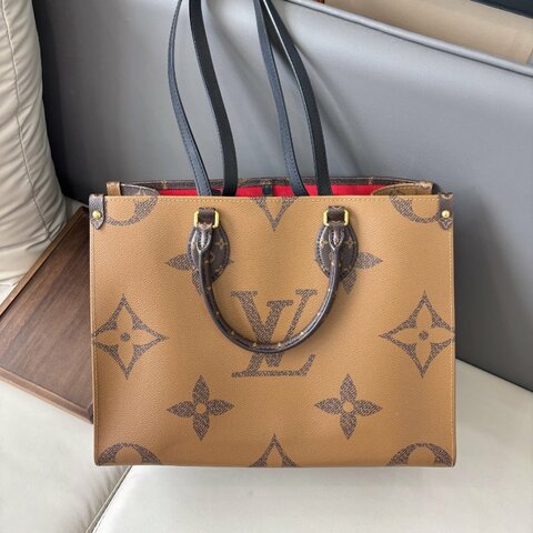 芯片款 路易威登/Louis Vuitton 老花中號 On The Go 托特包