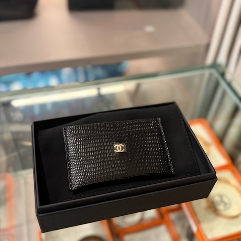 Chanel 26A蜥蜴紋卡包