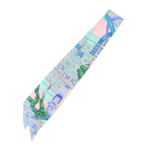 HERMES 絲質Twilly絲巾