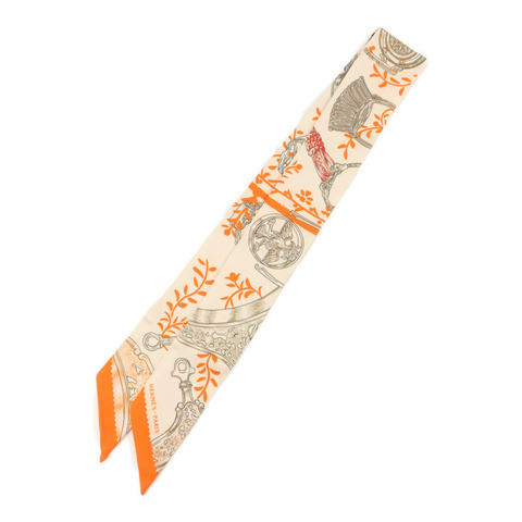 HERMES 絲質Twilly絲巾