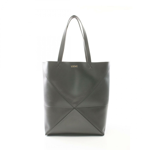 LOEWE Puzzle Fold 托特肩背包 B933Q18X011220 皮革 灰色 全新 男女通用