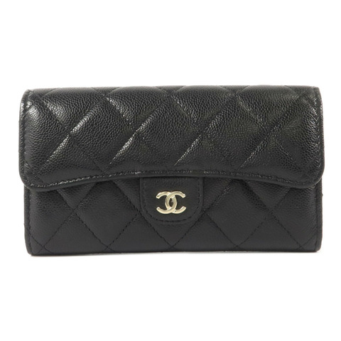 CHANEL 牛皮皮革Classic Medium Flap Wallet錢包