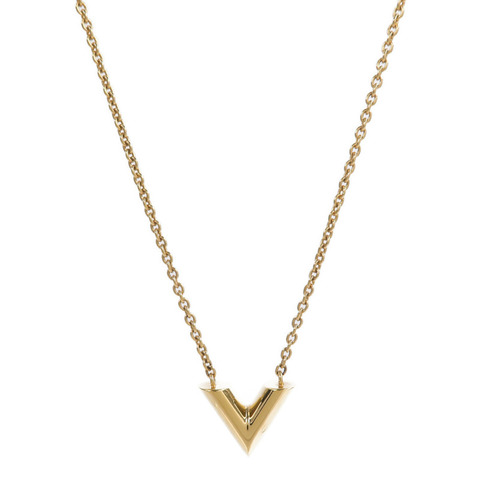 LOUIS VUITTON 金屬Essential V Necklace項鍊