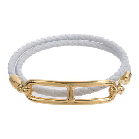 HERMES Swift皮革Roulis Double Tour Bracelet手帶