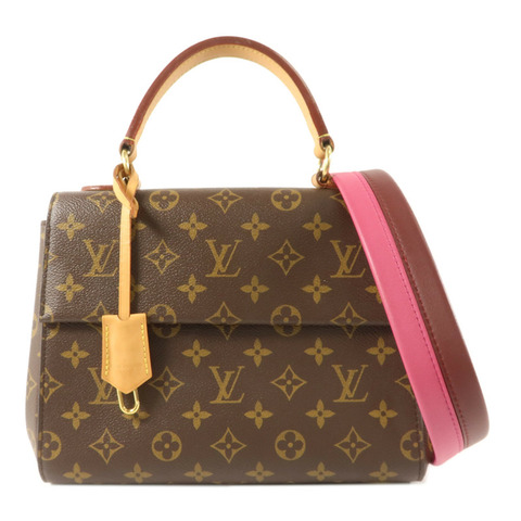 LOUIS VUITTON Monogram Cluny BB手挽肩背兩用袋
