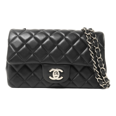 CHANEL 羊皮皮革Classic 20 Mini鏈帶肩背袋