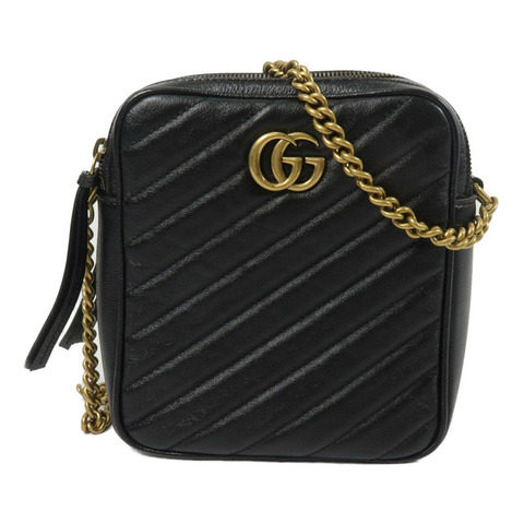 GUCCI 牛皮皮革GG Marmont肩背袋