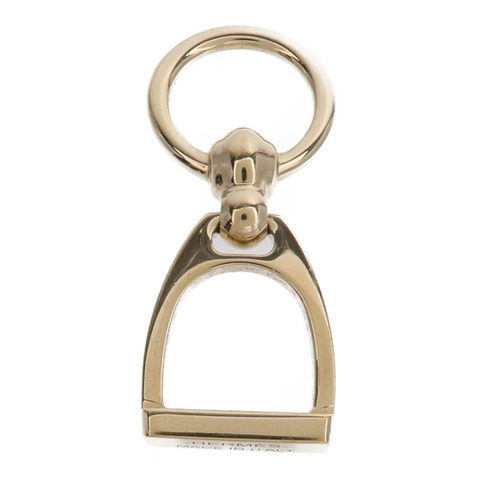 HERMES 黃銅Charms Etrier Twilly Ring絲巾扣