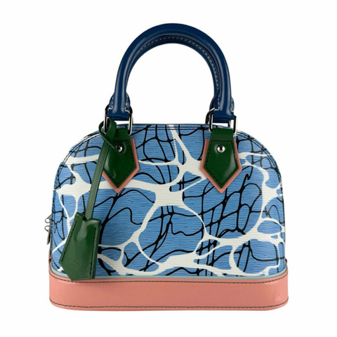 路易威登 LOUIS VUITTON 手提包 單肩包 Aqua 圖案 Epi Alma BB 皮革 多色女款 M41573 z10111