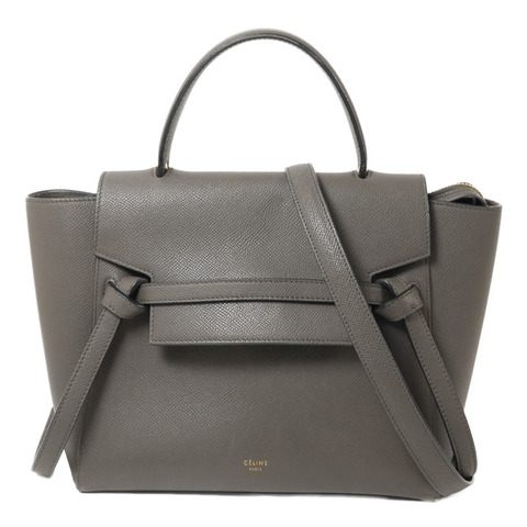 CELINE 牛皮皮革Micro Belt Bag手挽肩背兩用袋