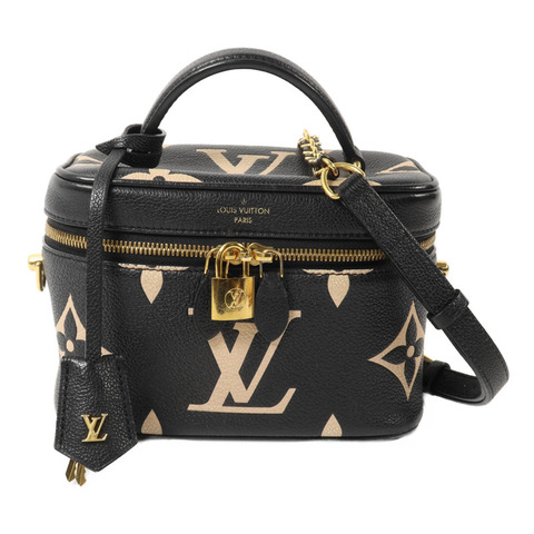LOUIS VUITTON Monogram Empreinte Vanity PM鏈帶手挽肩背兩用袋