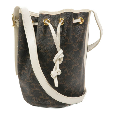 CELINE 塗層帆布Small Drawstring Bag肩背袋