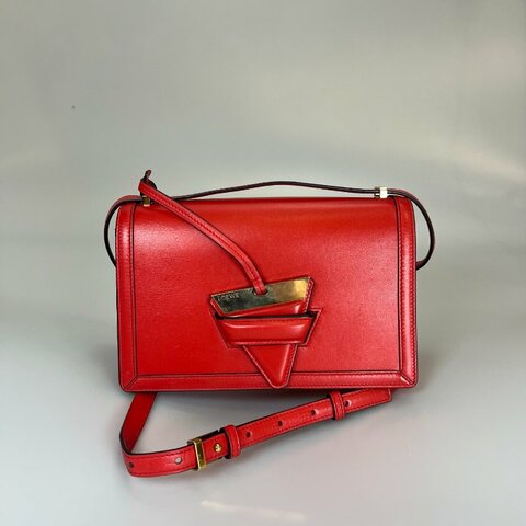 LOEWE 051611 紅BARCELONA 肩背包