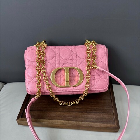 Dior 粉色Caro小號 肩背包斜背包