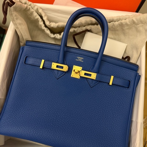birkin25法國藍金扣bk25