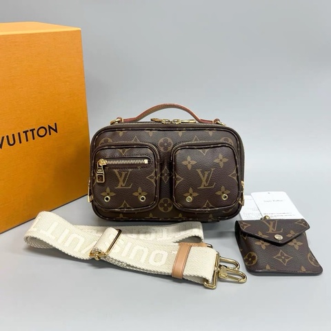 🌷芯片款！ Louis Vuitton LV Utility Crossbag 老花炸藥包
