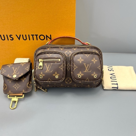 🌷芯片款！ Louis Vuitton LV Utility Crossbag 老花炸藥包