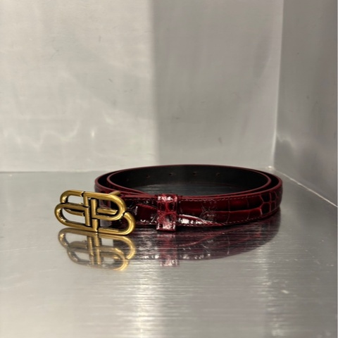 Balenciaga 鱷魚壓紋腰帶｜Classic Trend CT精品｜台北東區實體