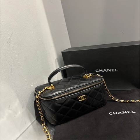 Chanel 羊皮鏈條手柄化妝包｜Classic Trend CT精品｜台北東區實體