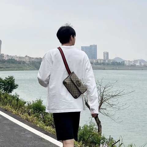 古馳 Gucci 虎頭腰包