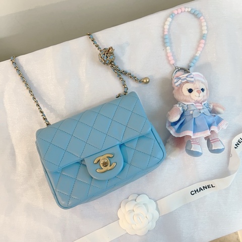 ෆ Chanel 核桃金球方胖 寶寶藍🩵🍼
