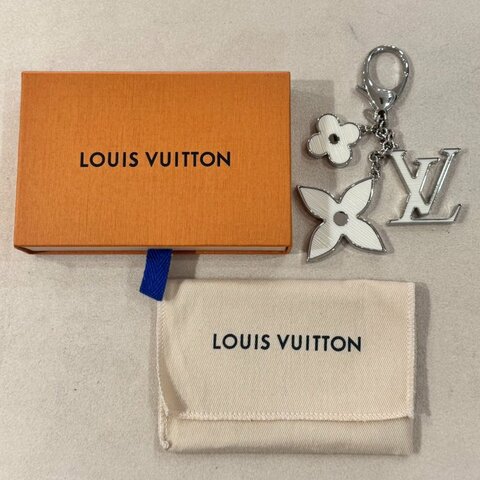 Louis Vuitton 水波紋琺瑯包包吊飾兼鑰匙圈