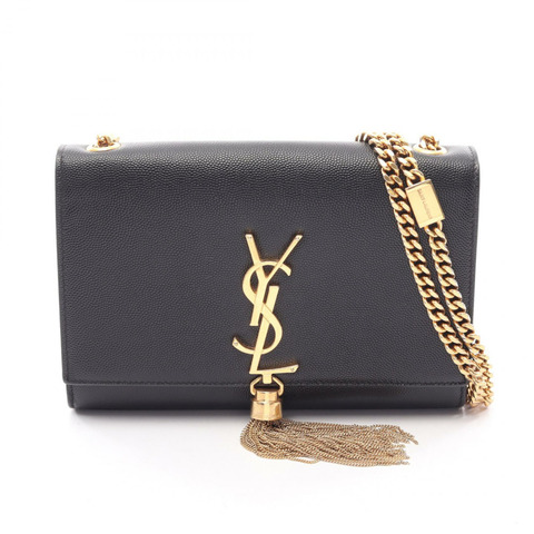 SAINT LAURENT PARIS KATE 小號鏈條單肩包 474366BOW0J1000 皮革 黑色