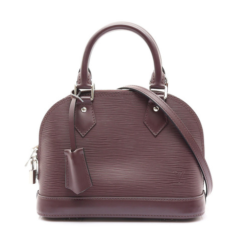 紫色 Epi水波紋 牛皮 Alma BB 兩用包【LOUIS VUITTON LV 路易威登】 M40855