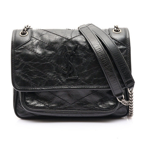 黑色 牛皮 Niki Baby 肩背包【SAINT LAURENT YSL 聖羅蘭】 633160
