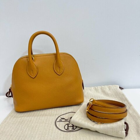 Hermes mini bolide 焦糖色