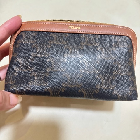 celine金典老花化妝包 狀況優❤️