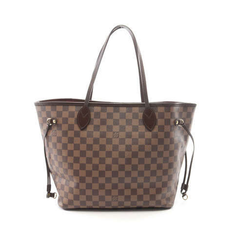 路易威登 Neverfull MM 手提單肩包 N51105 棕色 Ebene 皮革二手