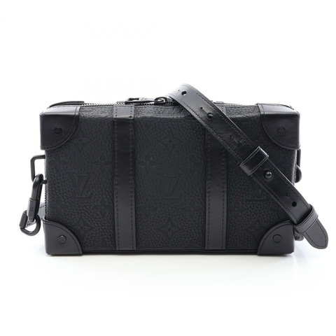 路易威登 Soft trunk 皮夾單肩斜背包 M80224 Monogram Taurillon