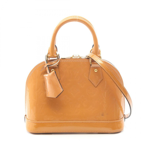 LOUIS VUITTON Alma BB 單肩斜背包手提包 M91585 Vernis Rose Velours