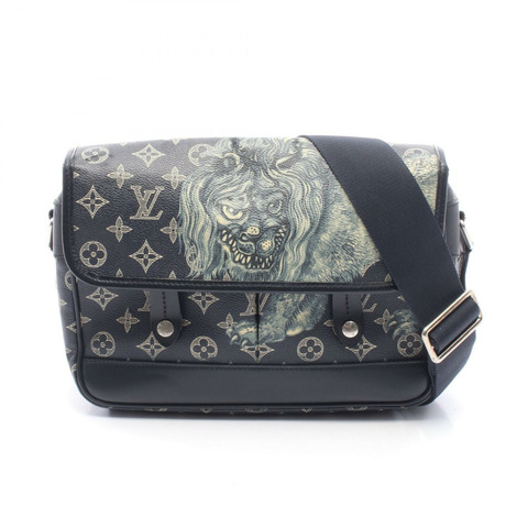 路易威登 Messenger PM 單肩包 M54248 Monogram Savannah 皮革 海軍藍