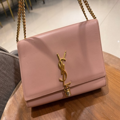 YSL Saint Laurent 粉紅色 肩背包 側背包