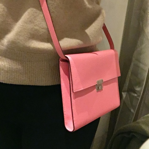 【愛馬仕性價比之王✨】Clic16 Wallet rose ete 夏日玫瑰 郵差包｜錢包｜