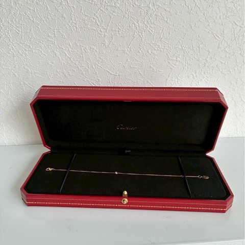 Cartier 18k迷你單鑽手鏈