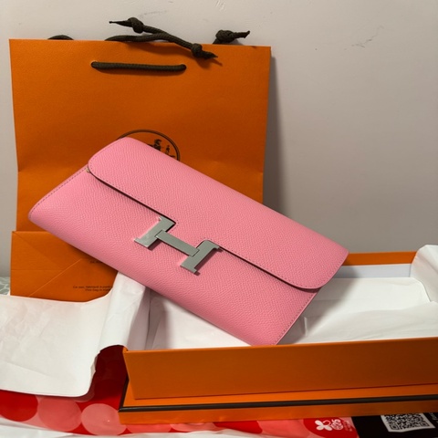 夢幻少女色💖愛馬仕 Constance To Go19 Rose Confetti 銀扣K刻（全新）