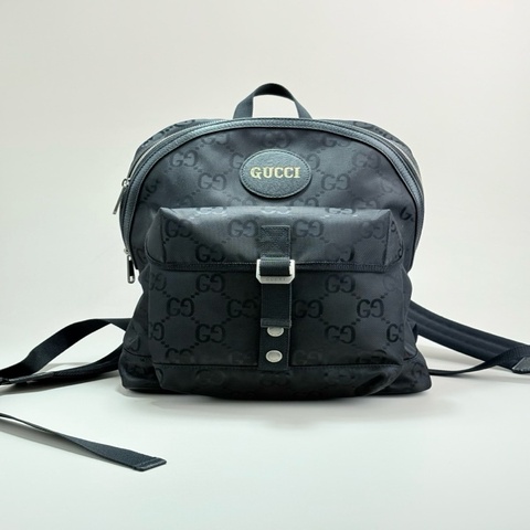 GUCCI古馳雙G老花滿LOGO雙肩包