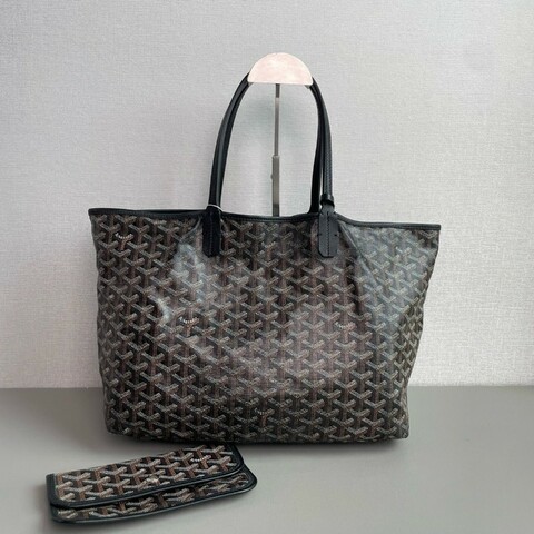 Goyard Artois老花 黑色購物袋子母托特包✨️
