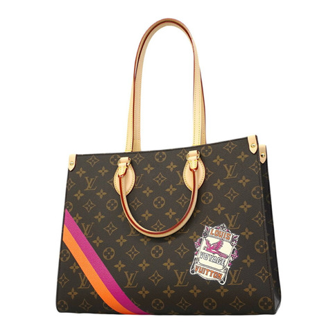 路易威登 Monogram OnTheGo MM 手提包 P01898 棕色（女士）