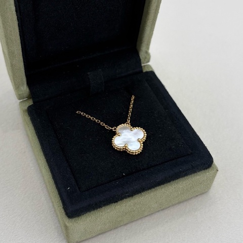 梵克雅寶/Van Cleef & Arpels 梵克雅寶白中花項鍊 盒子