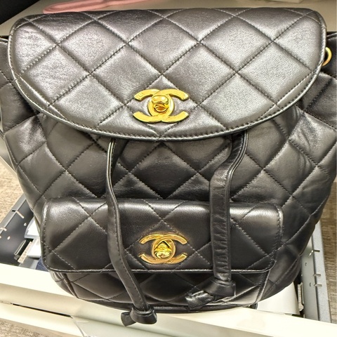 CHANEL Duma vintage 菱格後背包